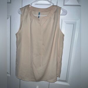Que zhu blouse women’s size M cream